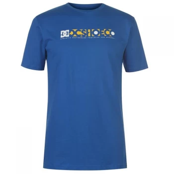 Image of DC Program SS T Shirt Mens - Blue