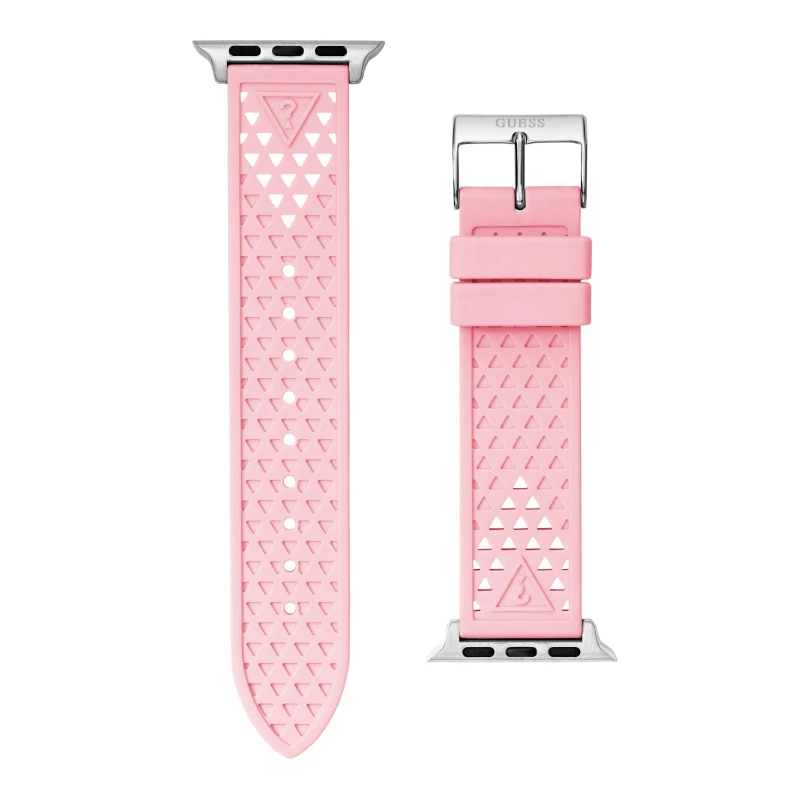 Image of Guess Silicone Apple Watch Strap 38/40 Mm 15122386 Pink