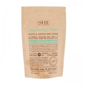 Image of Om SHE Peppermint Coconut & Coffee Body Scrub 200g