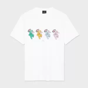 Image of Paul Smith Mens Reg Fit Tshirt Bunny Repeat