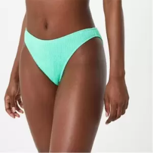 Image of Jack Wills Eco Crinkle Tanga Bikini Bottom - Green