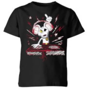 Image of Danger Mouse DJ Kids T-Shirt - Black - 5-6 Years