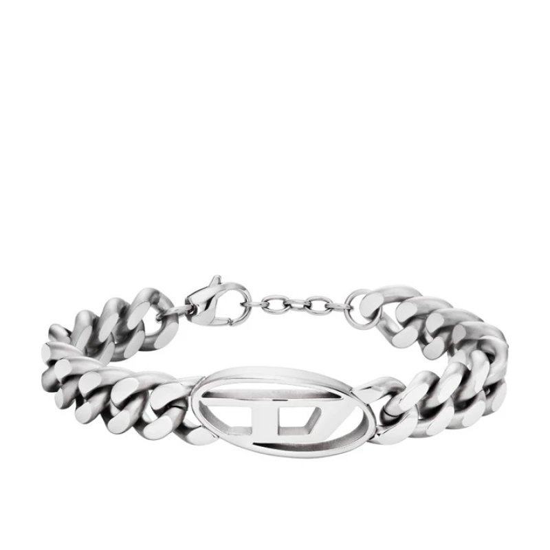 Image of Diesel DX1432040 Stainless Steel Logo Bracelet - A9208
