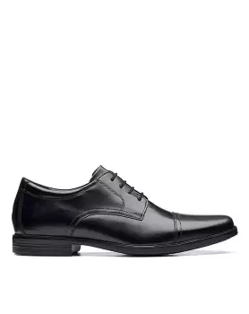 Image of Clarks Howard Cap Shoes Wide Fit