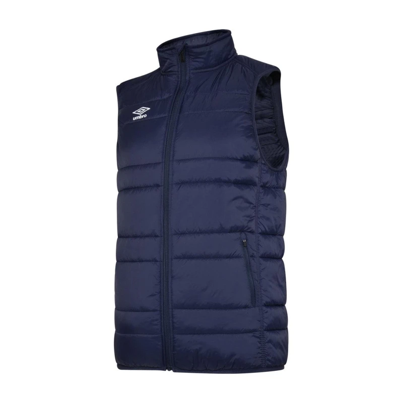 Image of Umbro Umbro Men Club Essential Gilet in Dark Navy Size: Small Dark Navy S Male 5063238218550