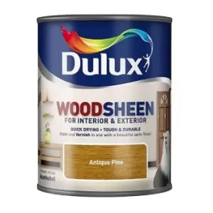 Image of Dulux Woodsheen Antique Pine Stain & Varnish 250ml
