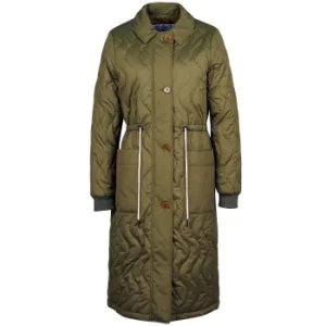 Image of Barbour Womens Astley Quilted Jacket Dk Moss 14