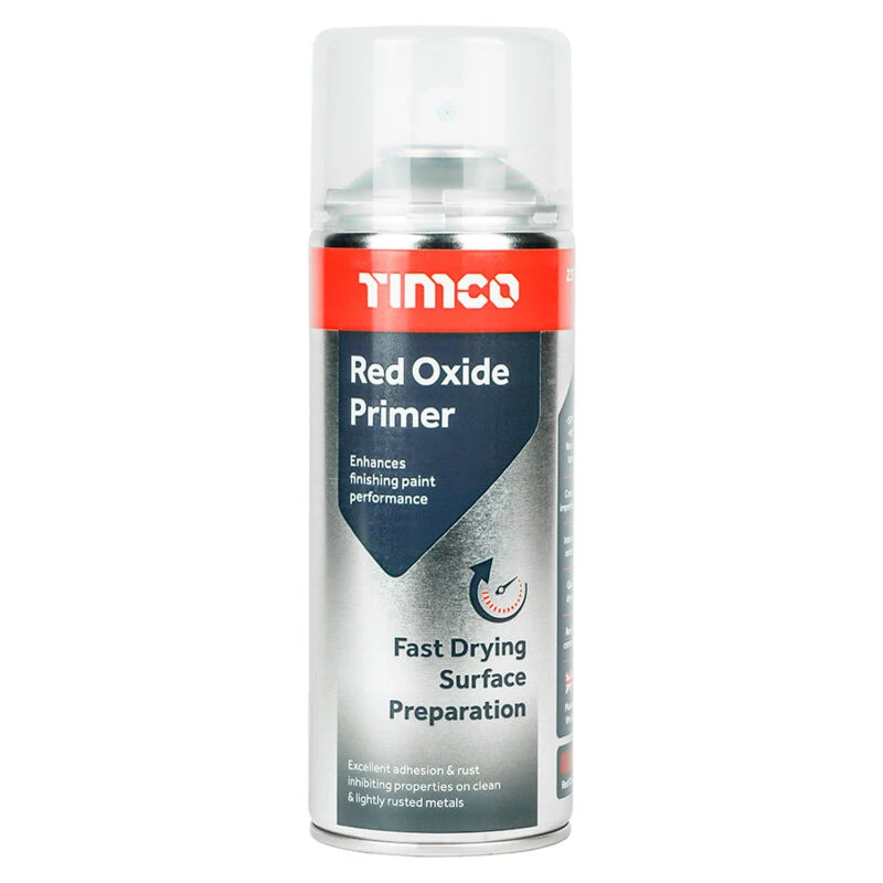 Image of Timco Red Oxide Primer (Size 380ml - 1 Each) Red