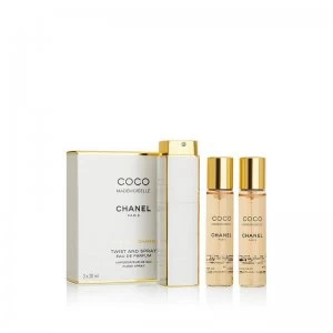 Image of CHANEL COCO MADEMOISELLE Eau de Toilette For Her 3x20ml Gift Set