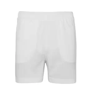 Image of AWDis Just Cool Childrens/Kids Sports Shorts (9/11 Years) (Arctic White)