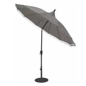 Image of Garden Must Haves Carrousel 2.7m Parasol (base not included) - Grey