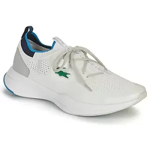 Image of Lacoste RUN SPIN KNIT 0121 1 SMA mens Shoes Trainers in White,7.5,8,9,9.5