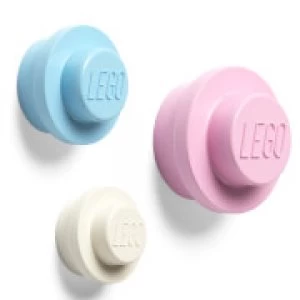 Image of LEGO Wall Hanger Set - Light Blue/Light Pink/White