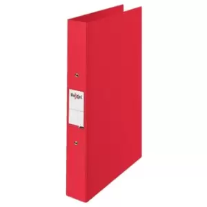 Image of Rexel A4 Ring Binder; Red; 25mm 2 O-Ring Diameter; Choices - Outer