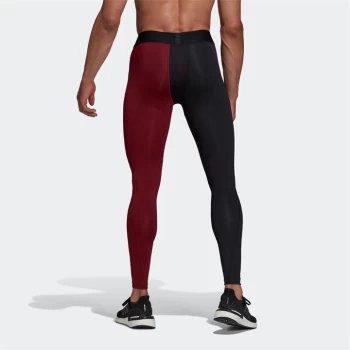 Image of adidas Well Being Training Tights Mens - Black / Shadow Red