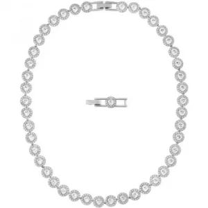 Image of Ladies Swarovski Stainless Steel Angelic Necklace