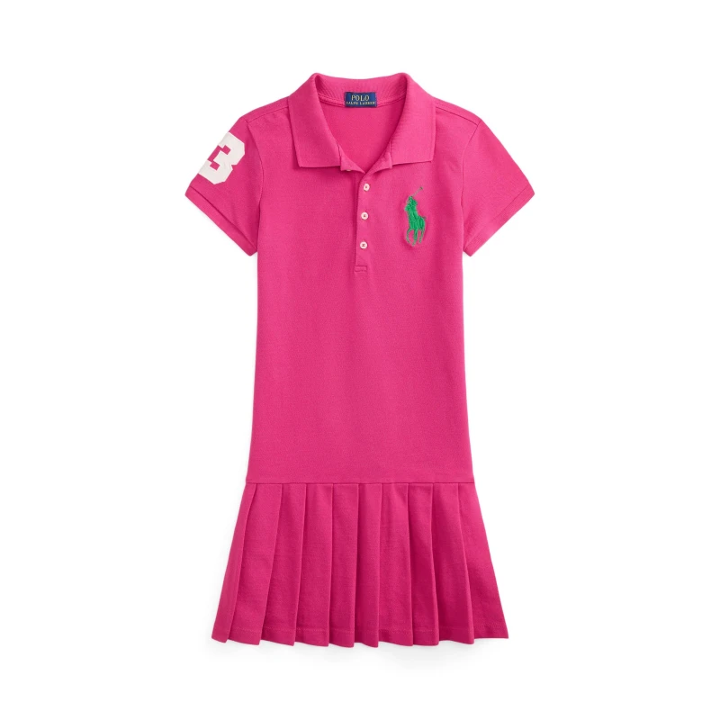 Image of Polo Ralph Lauren Kids Dress College Pink female 2Y