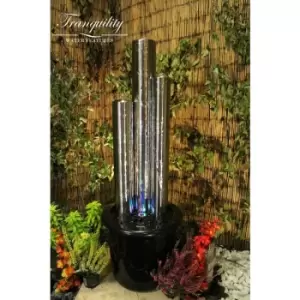 Image of Tranquility Water Features - 1.08 Stainless Steel Tube Solar Powered Water Feature