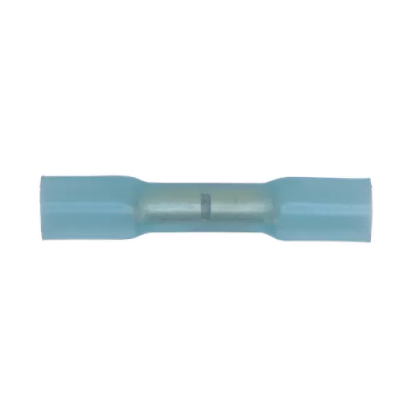 Image of Sealey BTSB100 Heat Shrink Butt Connector Terminal Ø5.8mm Blue