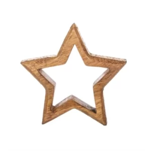 Image of Standing Star with Golden Edge Medium
