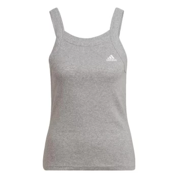 Image of adidas Essentials Yoga Rib Tank Top Womens - Medium Grey Heather