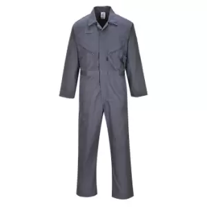 Image of Portwest Liverpool Zip Coverall Graphite M 31"