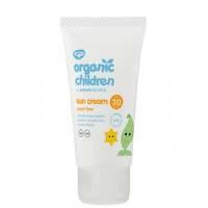 Image of Green People Organic Children Scent Free Sun Cream SPF30 50ml