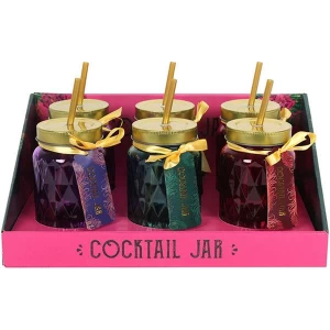 Image of Set of 6 Oriental Flight Luxury Drinking Jars