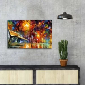 Image of FAMOUSART-082 Multicolor Decorative Canvas Painting