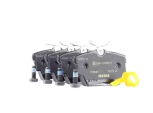 Image of TEXTAR Brake pad set Q+ 2398001 Brake pads,Brake pad set, disc brake OPEL,RENAULT,FIAT,Vivaro A Kastenwagen (X83),Vivaro A Combi (X83)