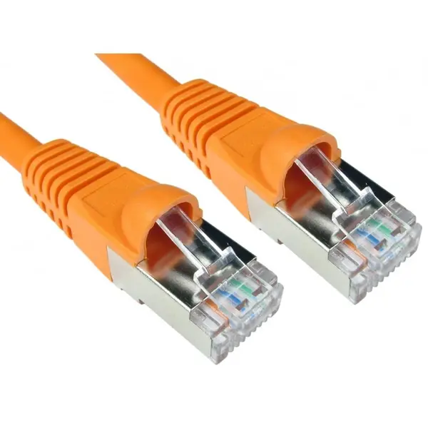 Image of Cables Direct 10m CAT6A Patch Cable (Orange)