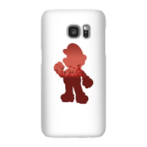 Image of Nintendo Super Mario Mario Silhouette Phone Case - Samsung S7 - Snap Case - Gloss