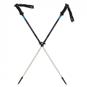 Image of Komperdell Titanal Power Lock Walking Poles - Black/Orange