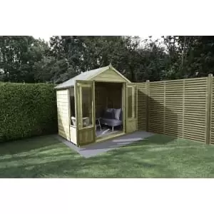Image of Forest Garden Oakley 7 x 5ft Overlap Apex Summerhouse with Assembly