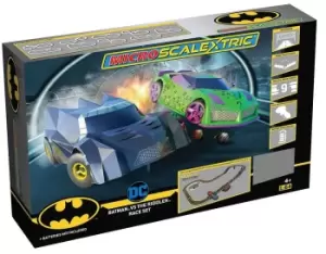 Image of Micro Scalextric Batman vs The Riddler Set Battery Powered Race Set