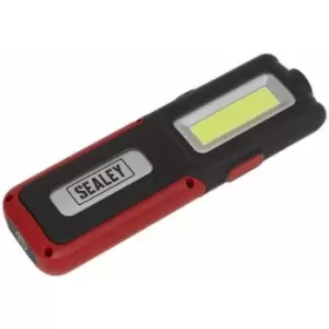 Image of Loops - Rechargeable Inspection Light with Power Bank - 5W cob & 3W smd LED - Red
