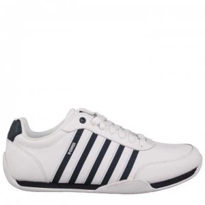 Image of K Swiss Harvey Mens Trainers - White/Navy