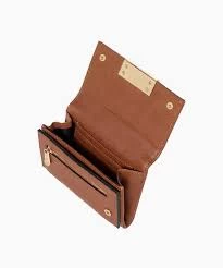 Image of Dune Kucie' Croc-Embossed Purse - natural