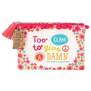 Image of Too Glam to Give a Damn Make up Pouch