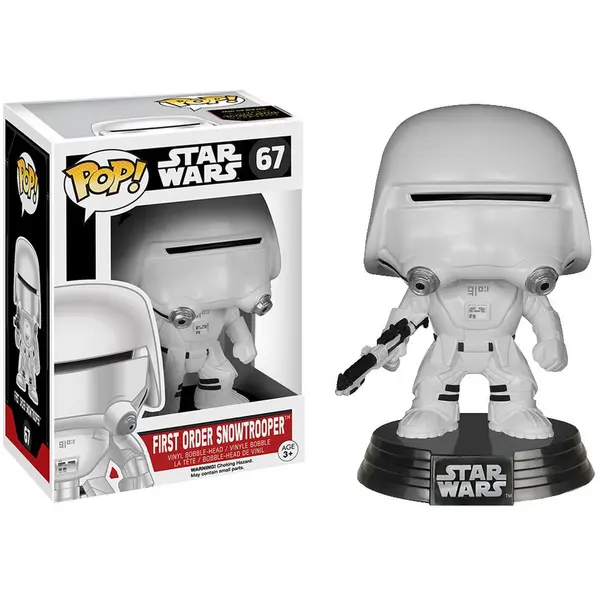 Image of Star Wars The Force Awakens First Order Snowtrooper Pop! Vinyl Figure