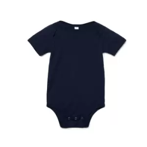 Image of Bella + Canvas Baby Jersey Short Sleeve Onesie (3-6 Months) (Navy)