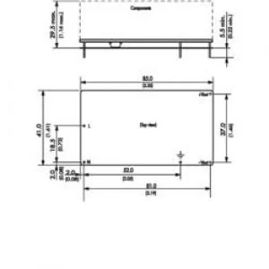 Image of ACDC PSU print TracoPower TOM 25124 24 Vdc 1.1 A