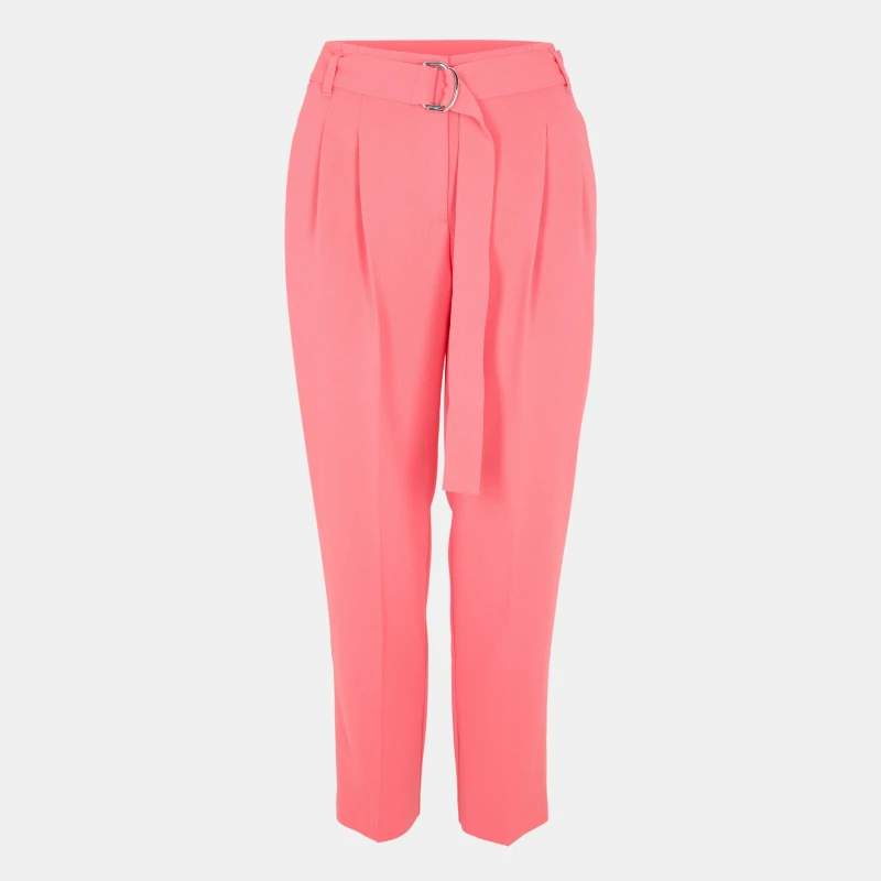 Image of Boss Womens Tapiah Straight Trousers Bright Pink female 8 (S)