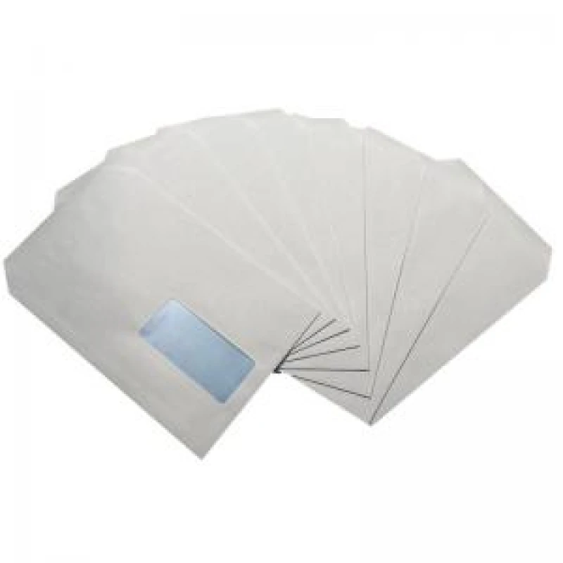 Image of Self Seal C5 Windowed Envelope 90gsm - White (500 Pack)