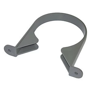 Image of FloPlast SP82G Soil Pipe Clip - Grey 110mm