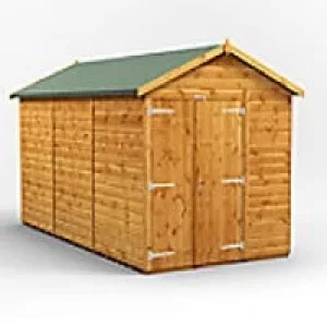 Image of Power Garden Shed 126PAWDD Golden Brown 12x6
