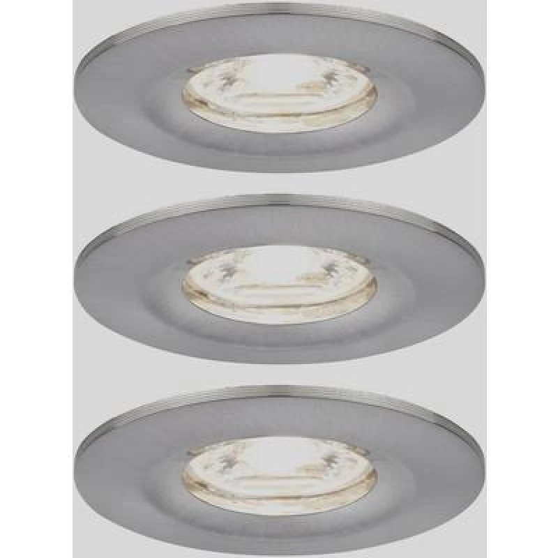 Image of Paulmann Paulmann 94301 EBL Nova mini Coin LED recessed light 3 Piece set 4 W Iron 94301