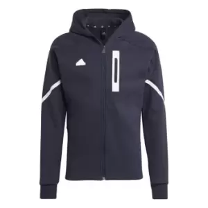 Image of adidas GameDay Full Zip Hoodie Mens - Blue