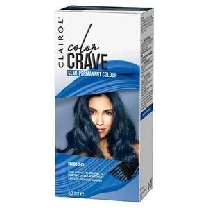Image of Color Crave Semi Permanent Hair Colour 60ml Indigo Blue