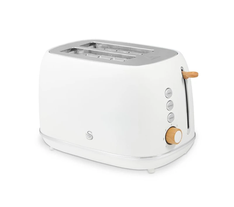 Image of Swan Nordic Fjord Collection ST19030 2-Slice Toaster - White 5055322563264